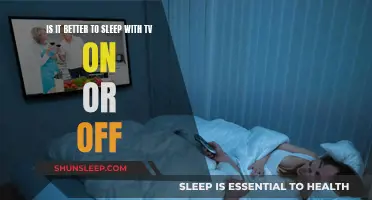 TV On or Off: What's Better for Sleep?