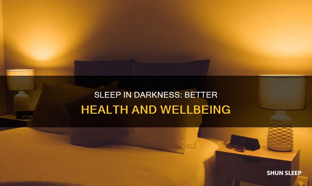 is it better to sleep without lights