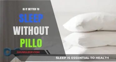 Pillow or no pillow: What's best for sleep?
