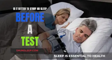 Studying vs. Sleeping: What's Best Before a Test?