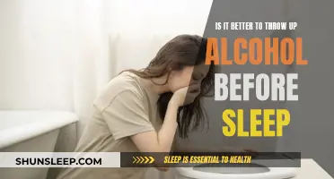 Should You Throw Up Alcohol Before Bed?