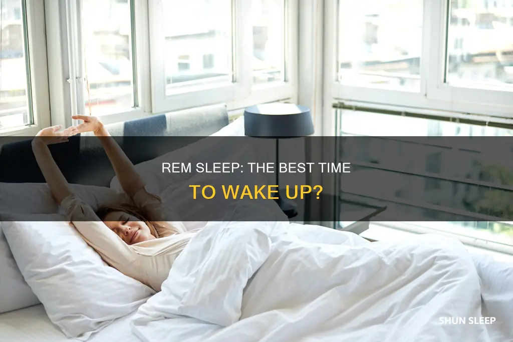 is it better to wake up during rem sleep