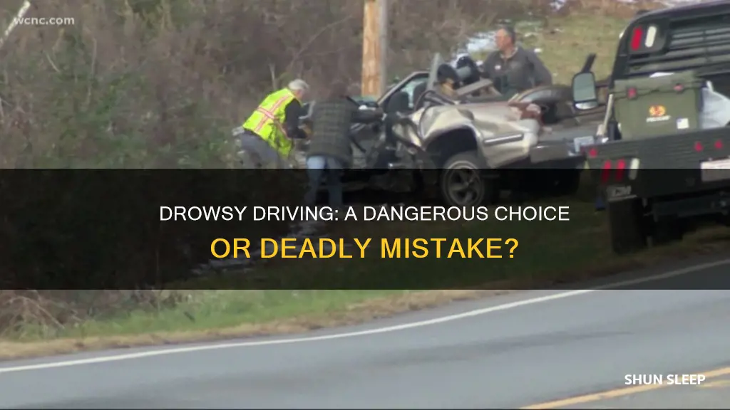 is it dangerous to drive without sleep
