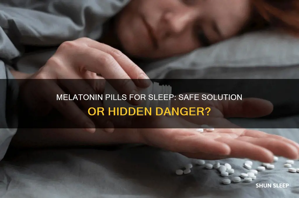 is it dangerous to take melatonin pills to help sleep