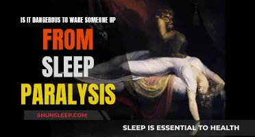Sleep Paralysis: The Risks of Waking Someone Up