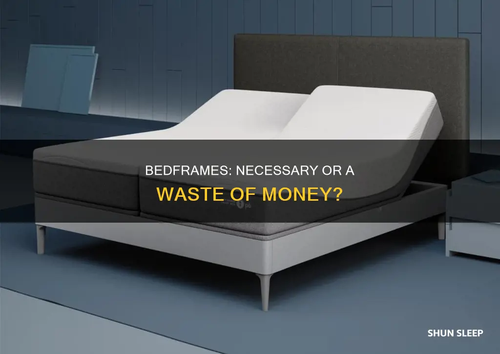 is it fine to sleep without a bedframe