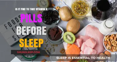 Vitamin D Pills: Nighttime Consumption