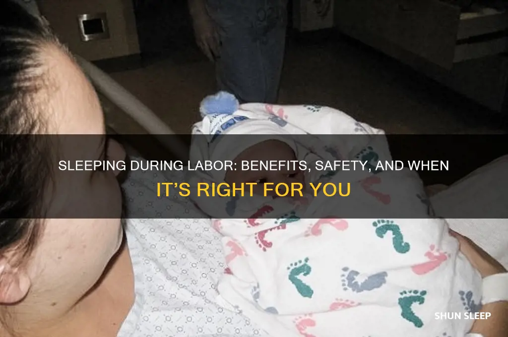 is it good to get sleep during labor