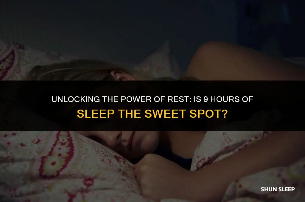 is it good to sleep 9 hours a night