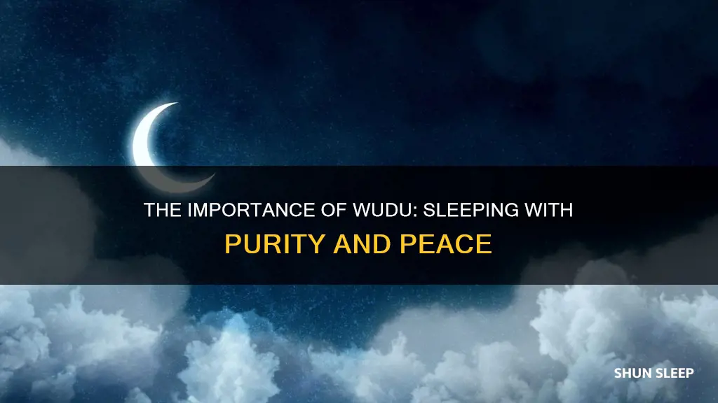 is it haram to sleep without wudu