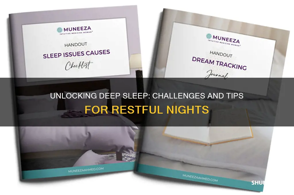 is it hard to get into a deep sleep