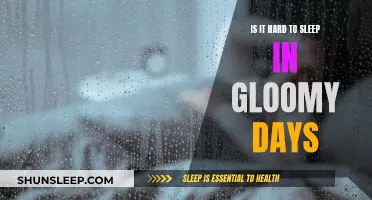 Gloomy Days and Sleep: A Tough Combination?