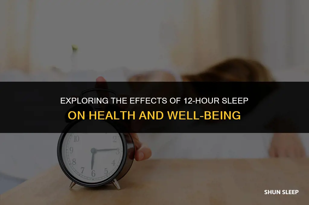is it healthy to sleep 12 hours a day