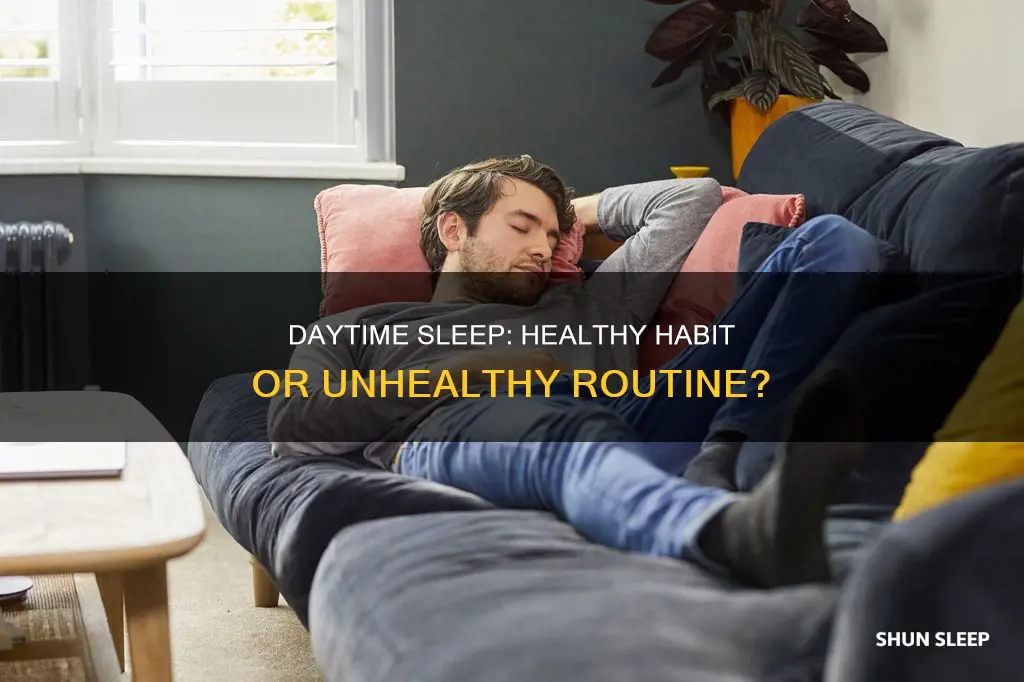 is it healthy to sleep during the day