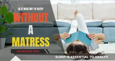 Sleeping Without a Mattress: Healthy or Hazardous?