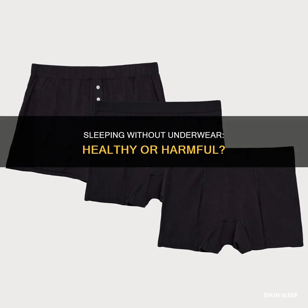 is it healthy to sleep without a panty
