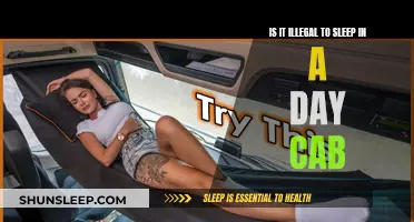 Sleeping in a Day Cab: Is it Legal?