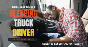 Truck Driver Napping: Illegal to Disturb Their Sleep?