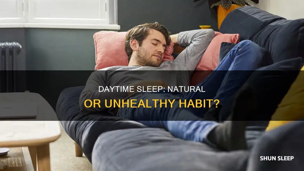 is it natural to sleep during the day