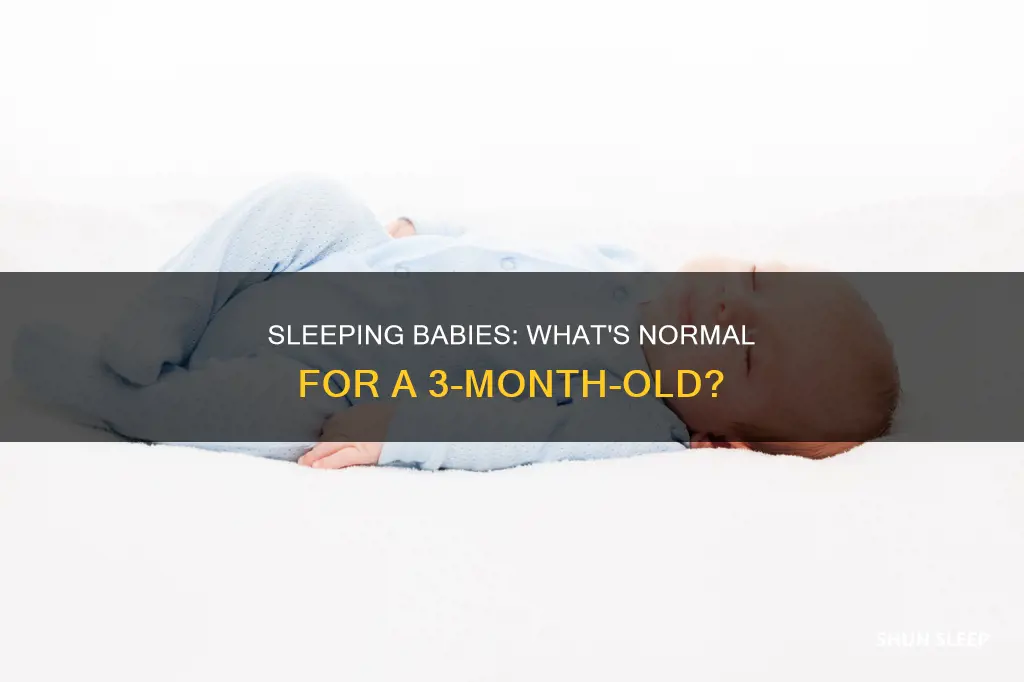 is it normal for 3 month old to sleep alot