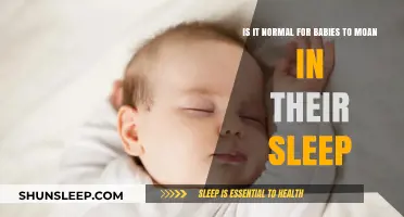 Is It Normal for Babies to Moan in Their Sleep?