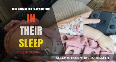 Babies Talking in Their Sleep: Normal or Cause for Concern?
