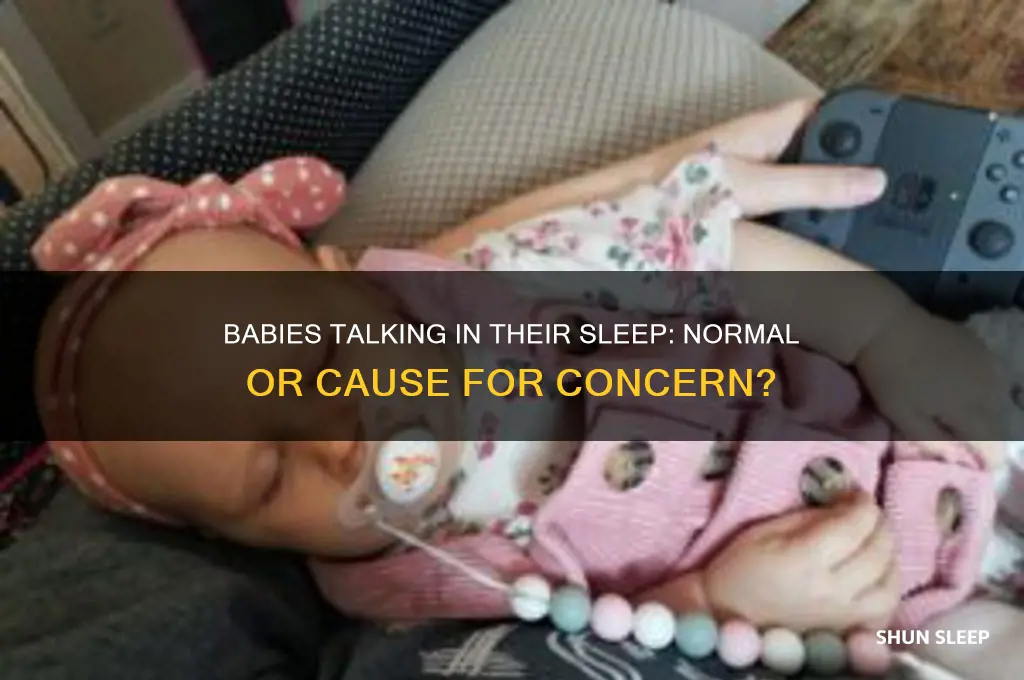 is it normal for babies to talk in their sleep