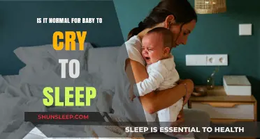 Is It Normal for Babies to Cry Themselves to Sleep?