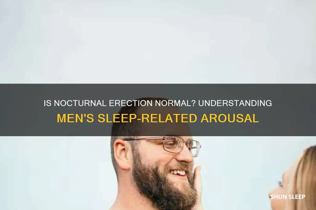 is it normal for men to get hard while sleeping