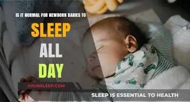Newborn Sleep Patterns: Understanding All-Day Naps in Infants