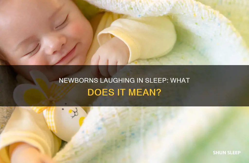 is it normal for newborn to laugh in sleep