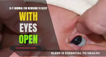 Newborns Sleeping with Eyes Open: Is It Normal?