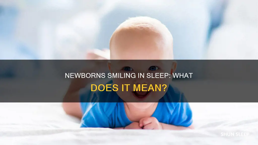 is it normal for newborn to smile while sleeping