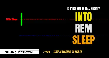 REM Sleep: Falling Directly, Normal or Not?