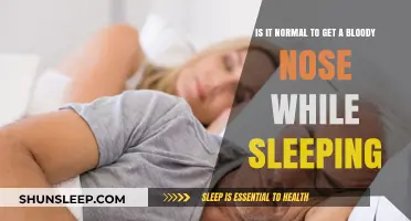 Is a Nosebleed During Sleep Normal? Causes and Solutions