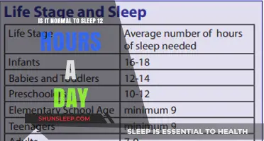 Exploring the Norms of Sleep: Is 12 Hours a Day Typical?