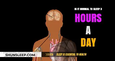 Sleepless Nights: Is 3 Hours of Sleep Really Enough?