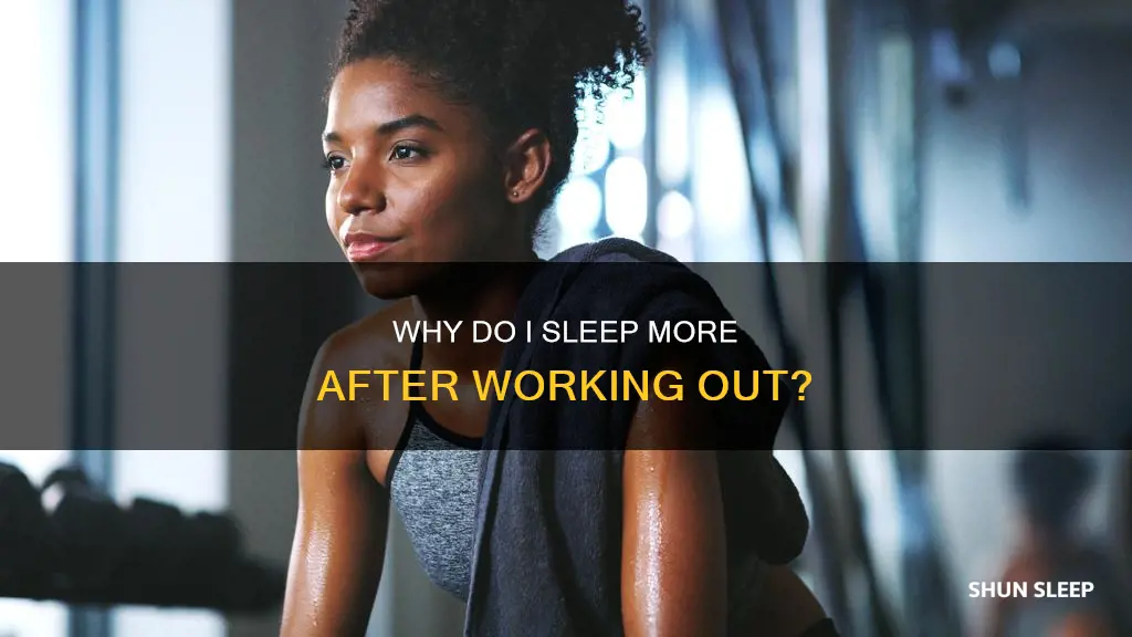 is it normal to sleep a lot after working out