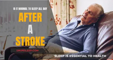 Sleeping All Day: Post-Stroke Recovery and Your Body