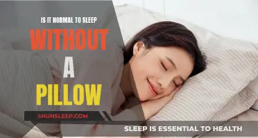 Sleeping Without a Pillow: Is It Really Unusual?