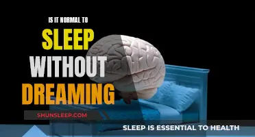 Dreamless Sleep: Is It Normal to Sleep Without Dreaming?