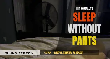 Sleeping Without Pants: Is It Normal?