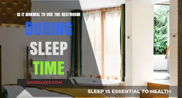 Restroom Breaks: Sleep Time Interruptions and Their Normalcy