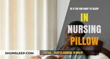 Is It Safe for Babies to Sleep in Nursing Pillows?