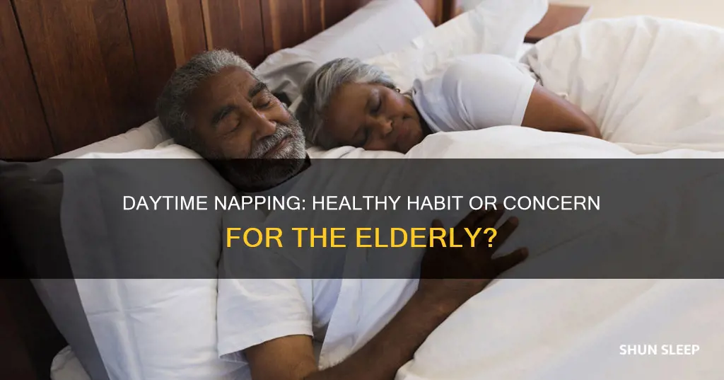 is it ok for elderly to sleep all day