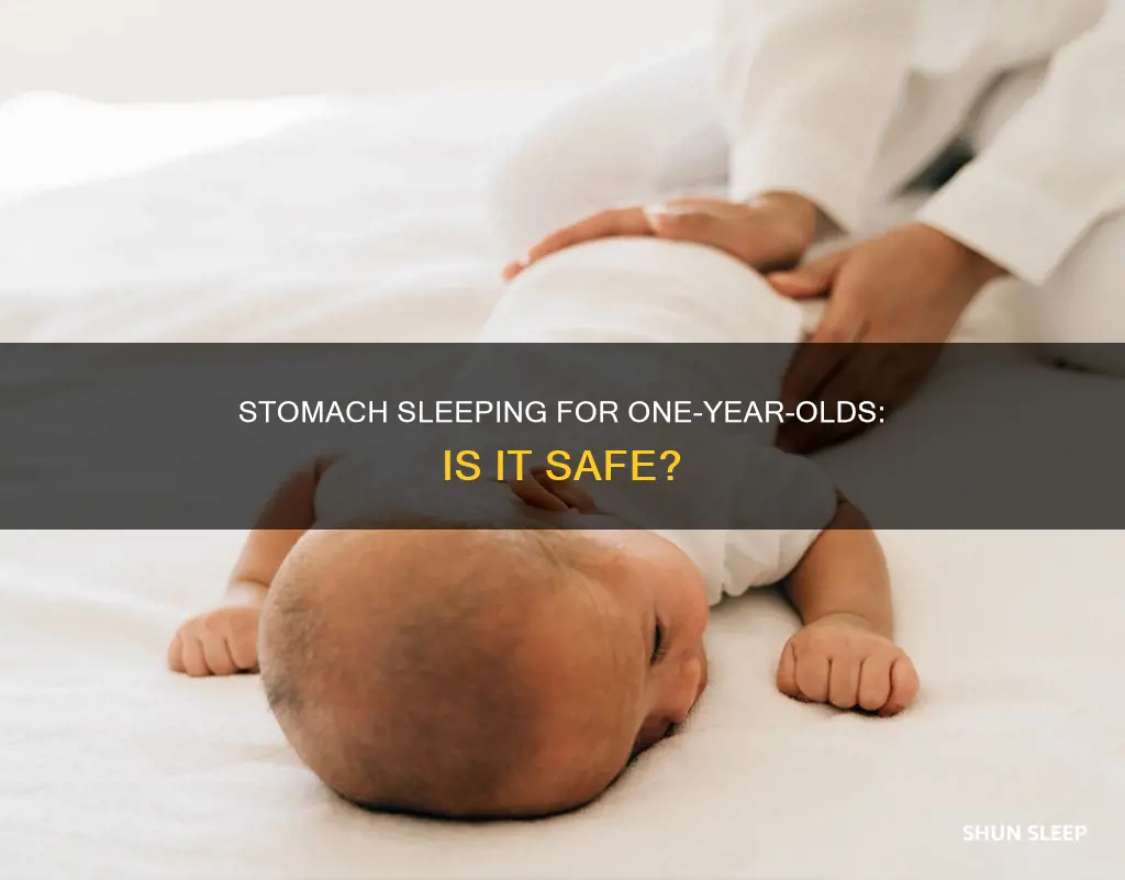 is it ok for1 yr old to sleep on stomach