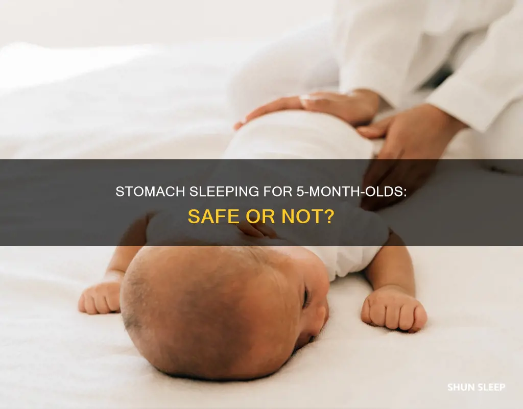 is it ok if 5 month old sleeps on stomach
