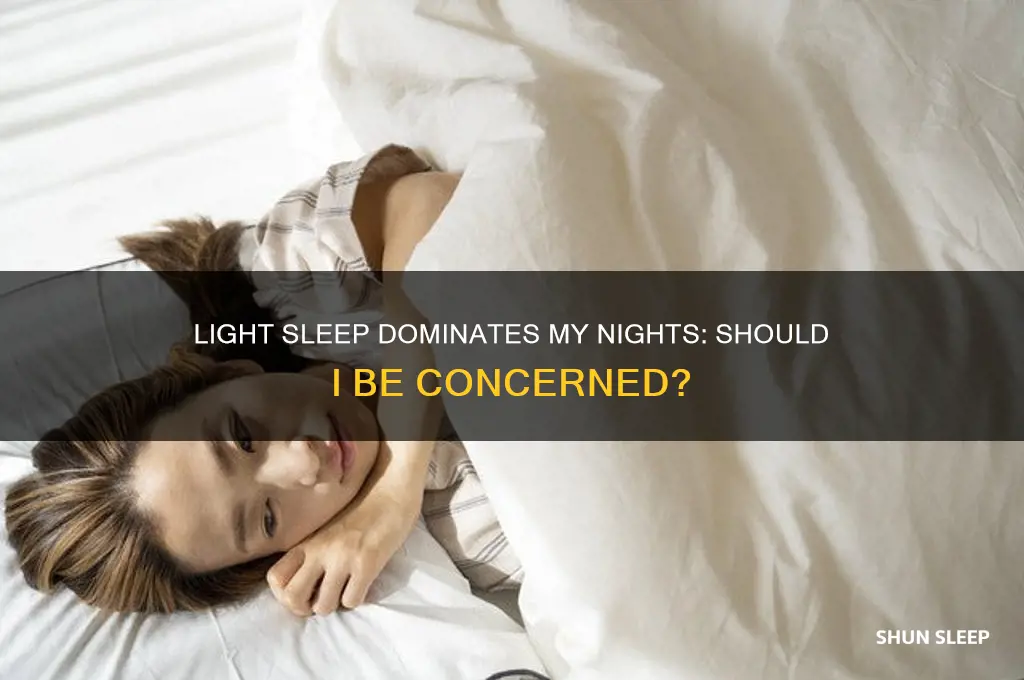 is it ok that i mostly get only light sleep