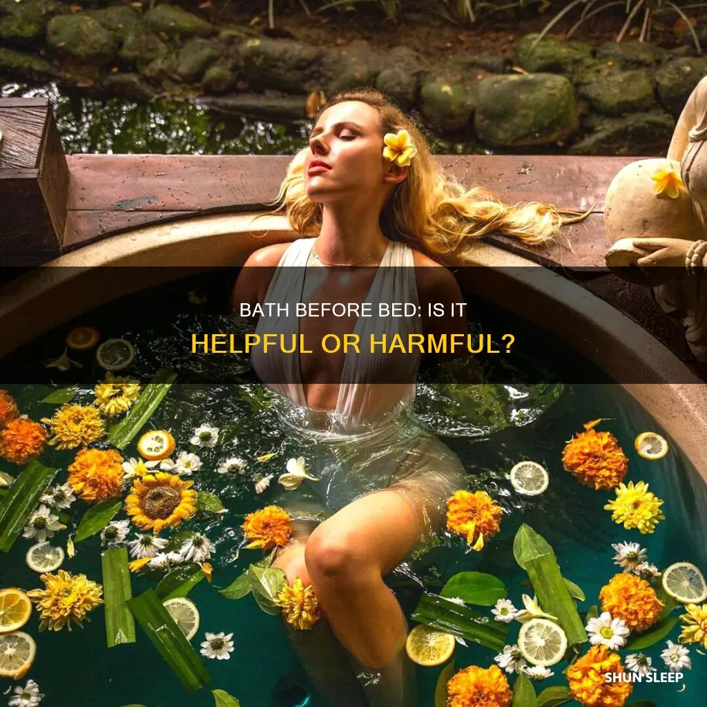 is it ok to bath without sleep