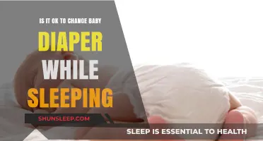 Changing Baby Diapers While Sleeping: Safe or Disruptive?